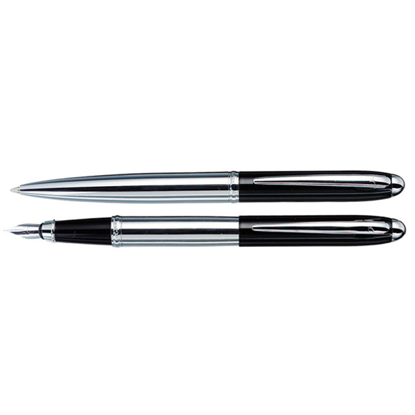 סדרת עט קלאסיק מאצו Classic Mezzo כרום שחור